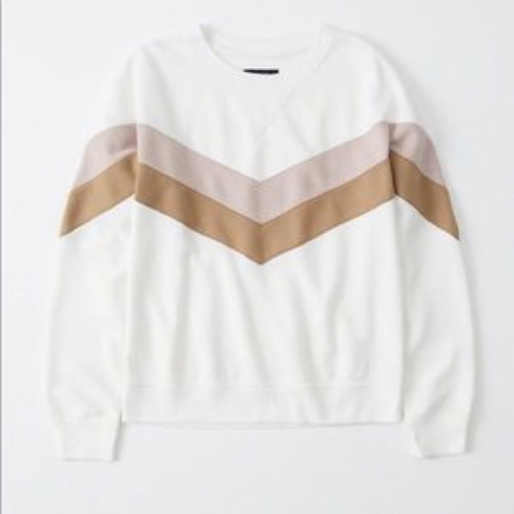 NWOT Abercrombie & Fitch Soft A&F Crew Neck Sweatshirt